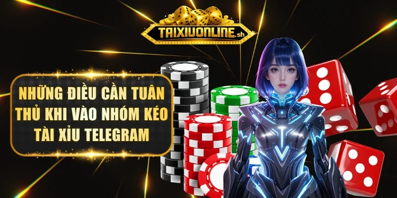 Những điều cần tuân thủ khi tham gia nhóm kéo tài xỉu Telegram