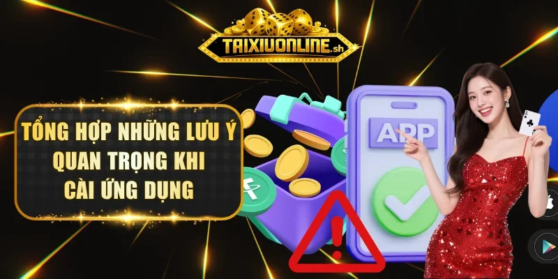 Tổng hợp những lưu ý quan trọng khi cài ứng dụng